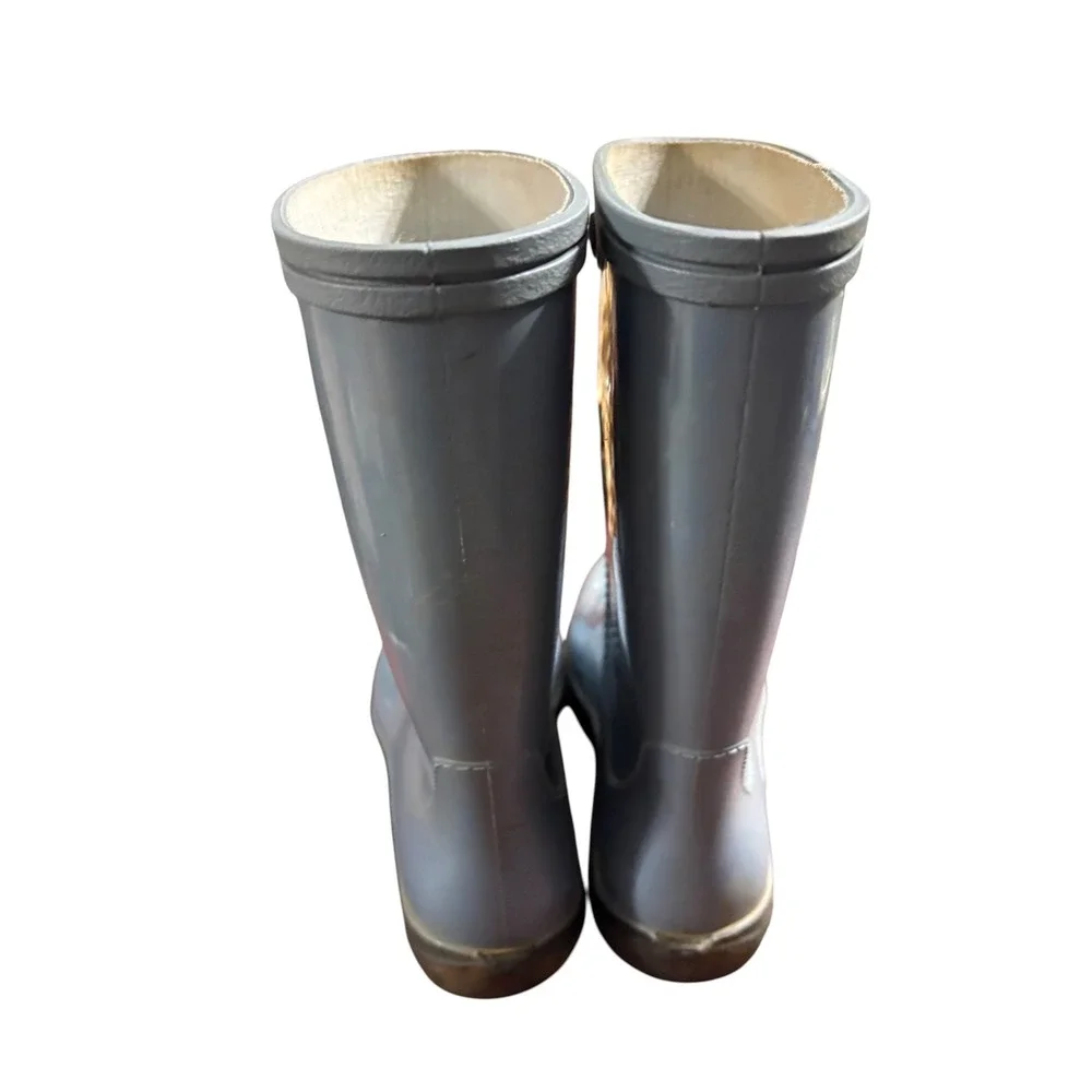 Sloggers Womens Rain Boots Light Blue Gray Waterproof Garden Shoes Size 7 USA